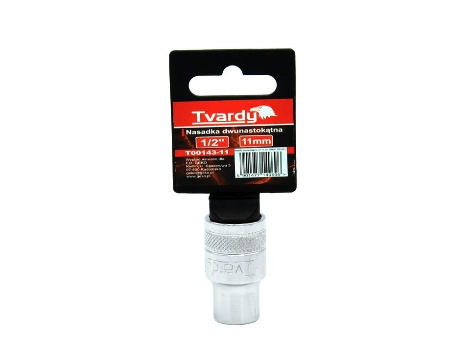 Nástrčná hlavice dvanáctihranná 1/2" 11 mm TVARDY