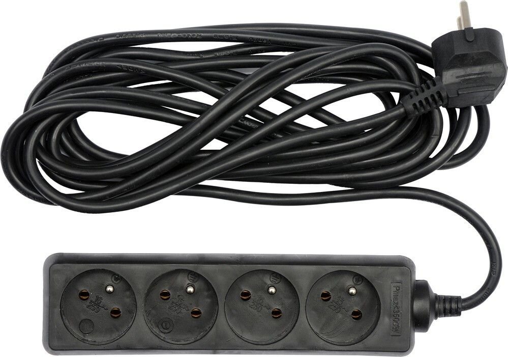 Kabel prodlužovací 1,5 m 4 zásuvky TOYA