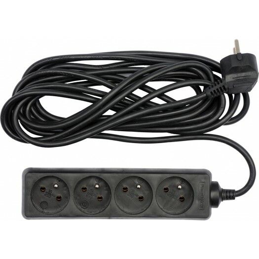 Kabel prodlužovací 3 m 4 zásuvky TOYA