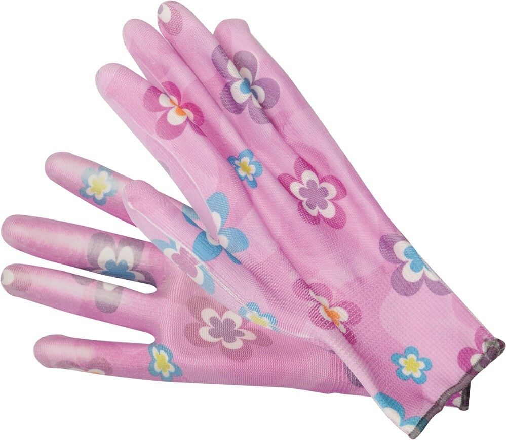 Pracovní rukavice růžové 9" TOYA