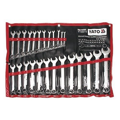 Sada klíčů očkoplochých, 25ks, 6 - 32 mm, YATO