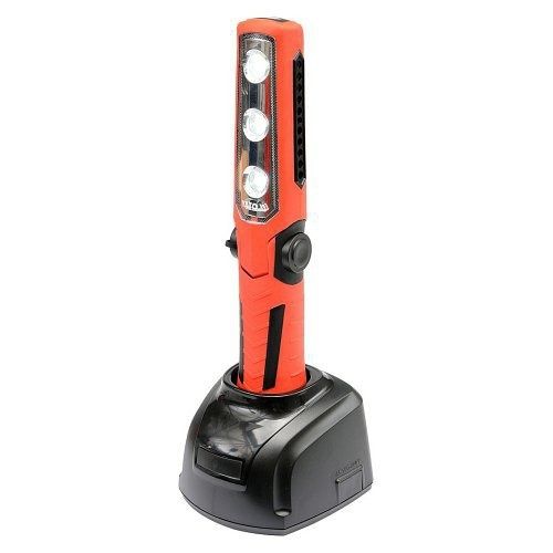 Lampa montážní 3+1 LED, bezpřívodová, 3,7V Li-ion, magnet+hák, 250lm, YATO-08561