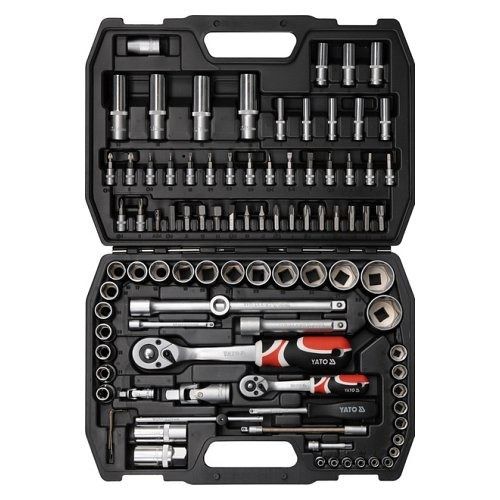 Gola sada, 94 ks, 1/2", 1/4", příslušenství, YATO