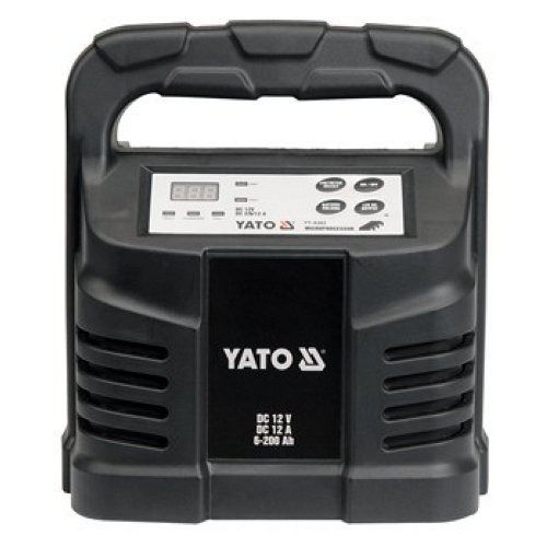 Elektronická nabíječka, 12A, 12V, procesor, YATO