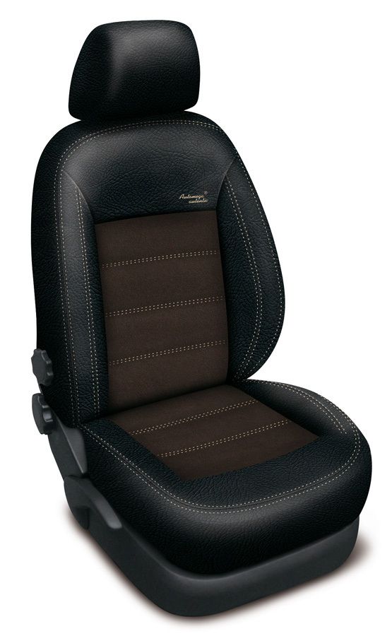 Autopotahy kožené BMW X5 I, od r. 2000-2006, AUTHENTIC VELVET černohnědé