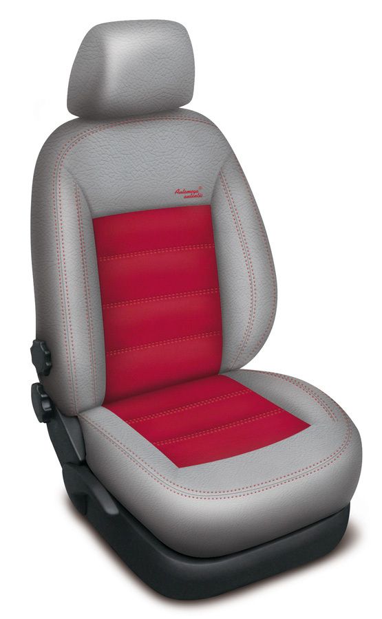 Autopotahy kožené BMW X5 I, od r. 2000-2006, AUTHENTIC VELVET šedočervené SIXTOL