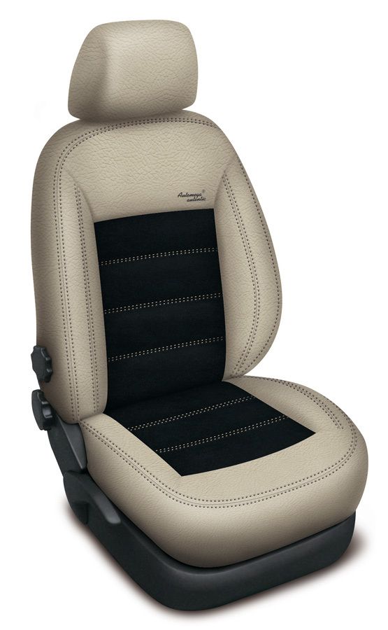 Autopotahy kožené BMW X5 I, od r. 2000-2006, AUTHENTIC VELVET béžovočerné SIXTOL