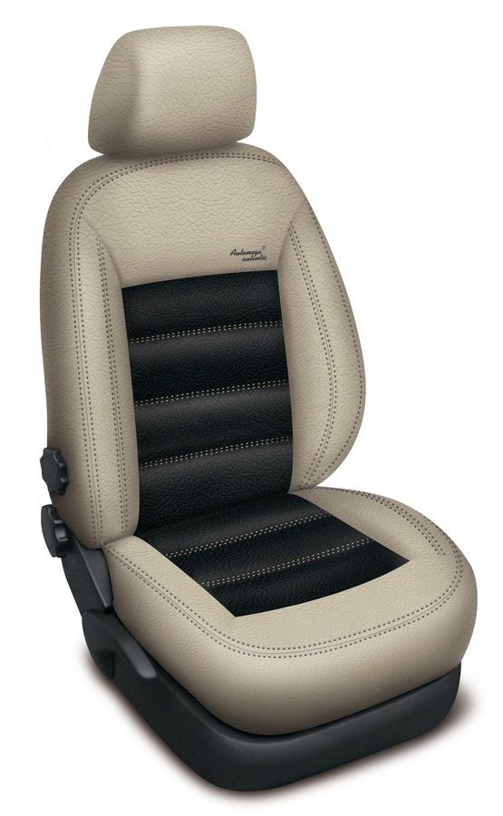 Autopotahy kožené BMW X5 I, od r. 2000-2006, AUTHENTIC LEATHER béžovočerné SIXTOL