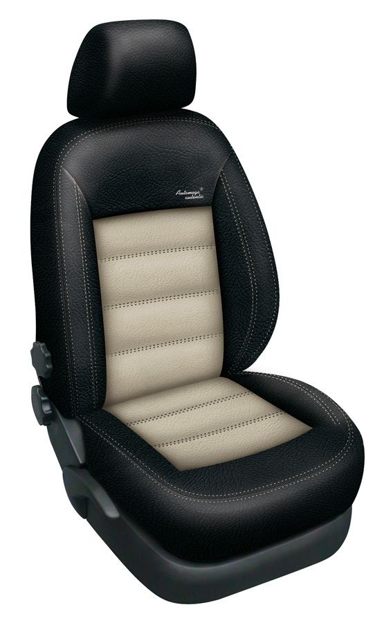 Autopotahy kožené BMW X5 I, od r. 2000-2006, AUTHENTIC LEATHER černobéžové SIXTOL