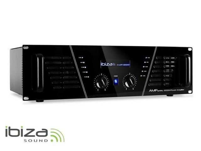 Zesilovač IBIZA 2x800W AMP1000 černý
