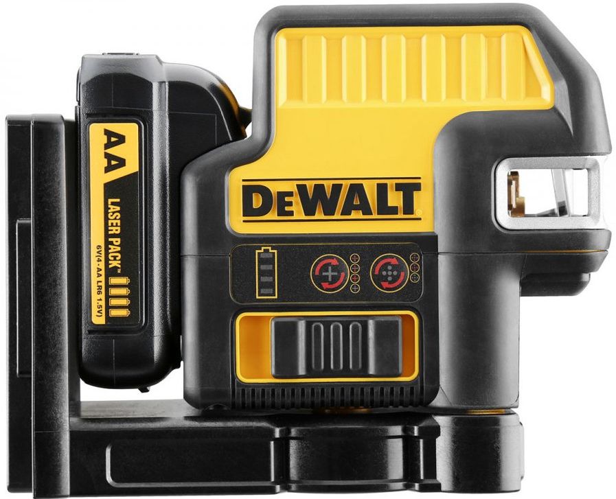 Křížový laser s olovnicí 10,8 V DeWalt červený paprsek
