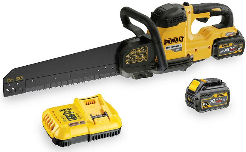 Aku pila 54 V XR FLEXVOLT DeWalt Alligator na stavební materiály