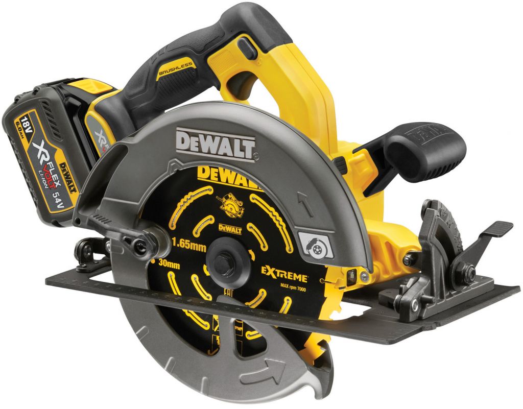 Aku kotoučová pila 54 V XR FLEXVOLT DeWalt , 2 x akumulátor 6,0 Ah,