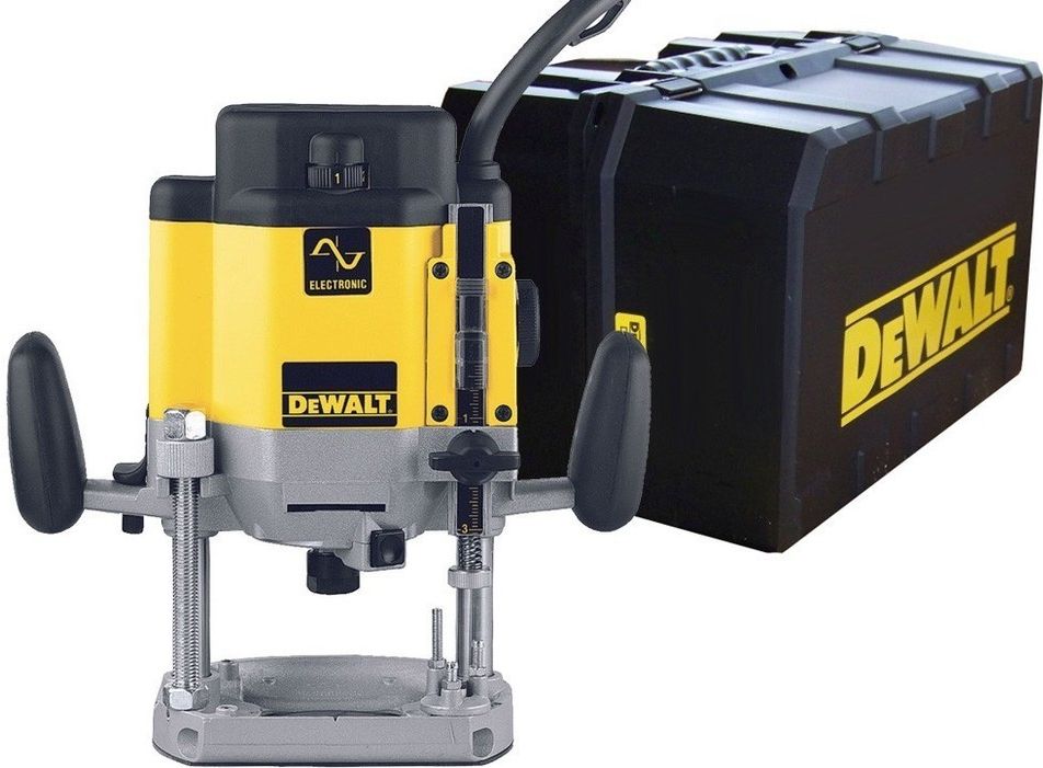 Vrchní frézka 2000W DeWalt v kufru