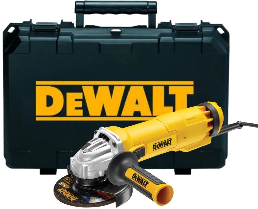 Úhlová bruska 125mm DeWalt, kufr Tstak