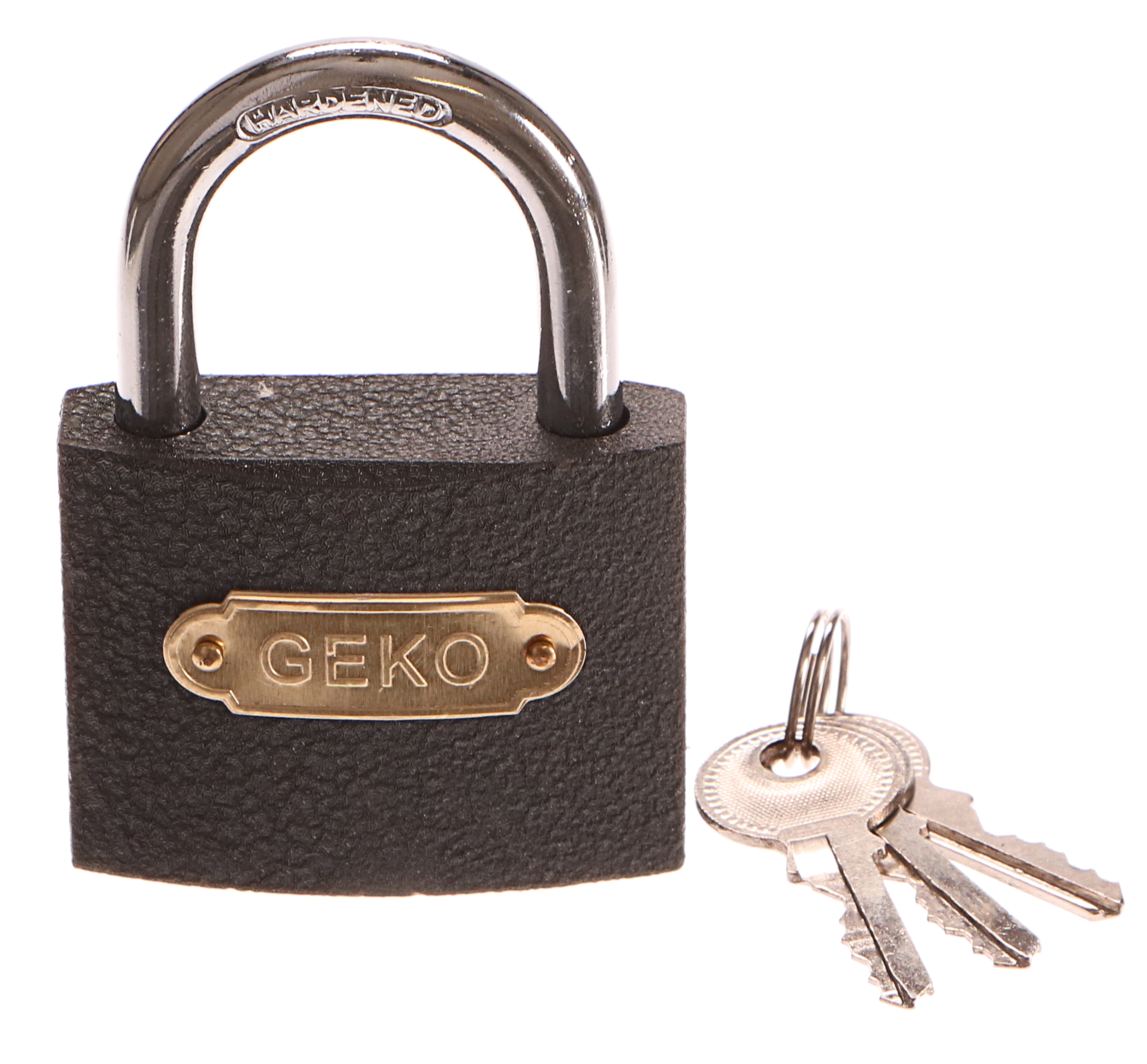 Zámek visací, 63mm, 3 klíče, GEKO