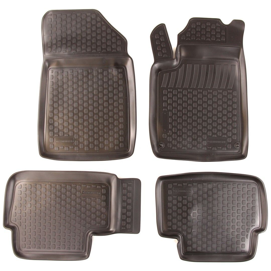 Gumové koberce Peugeot 407 (04-10) (2D) SIXTOL