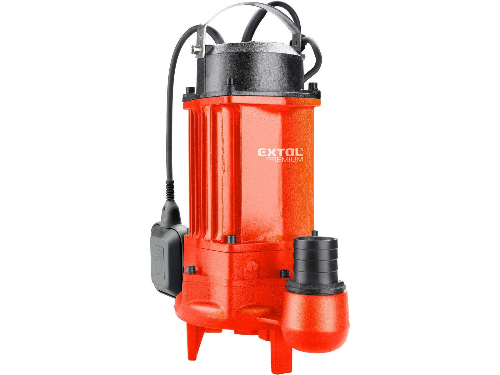 Čerpadlo ponorné kalové s řezacím hlavou, 1100W EXTOL-PREMIUM