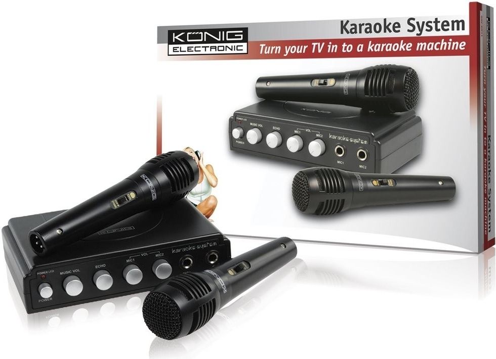 Karaoke sada černá KÖNIG HAV-KM11