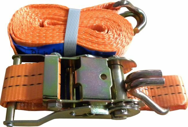 Popruh upínací s ERGO ráčnou a hákem, 12m/5T/50mm, GEKO