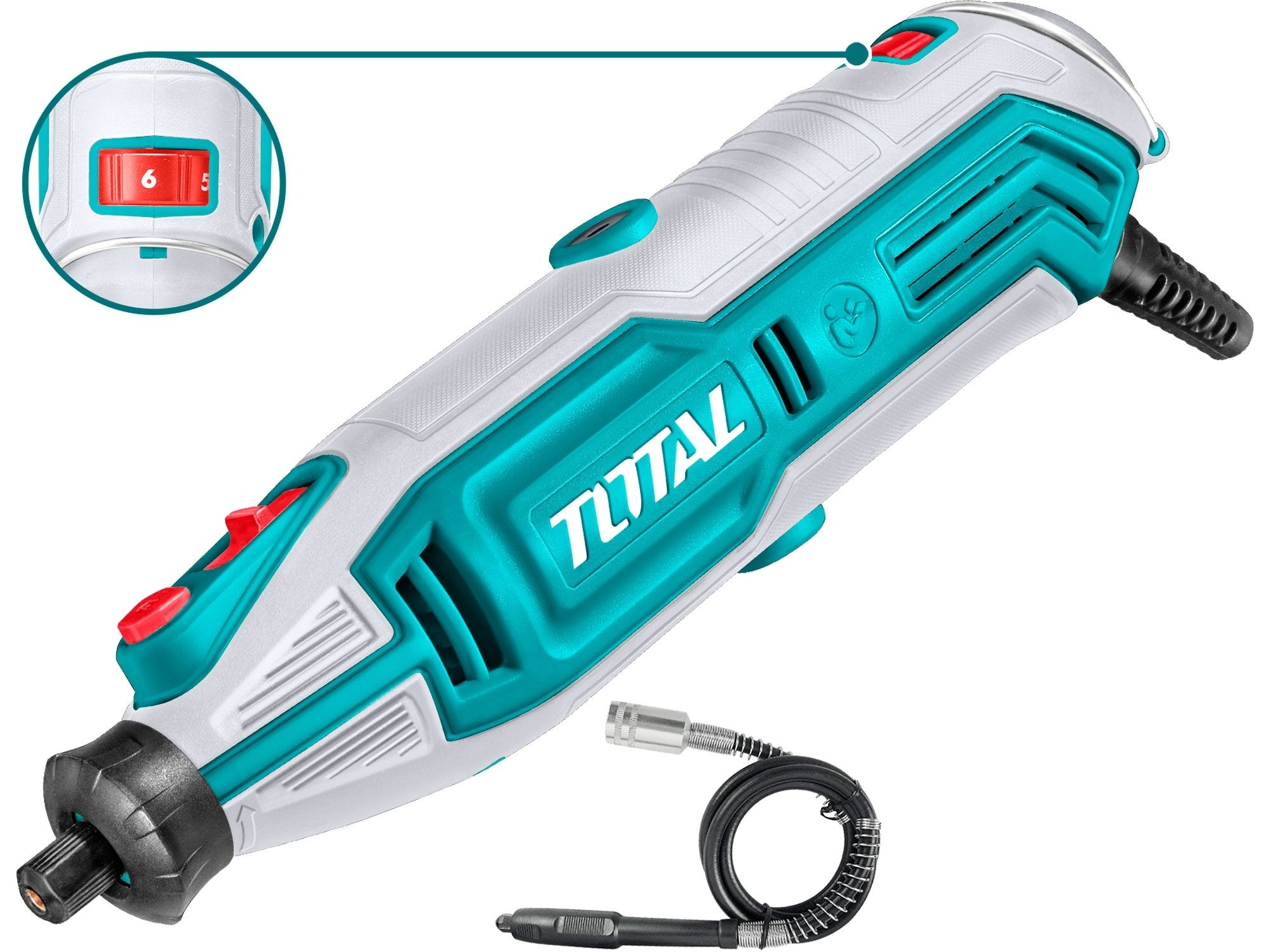 Levně Bruska přímá, 130W TOTAL-TOOLS