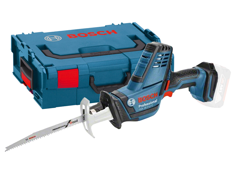 Aku pila ocaska Bosch GSA 18 V-LI C Professional - bez baterie, L-BOXX, 06016A5001