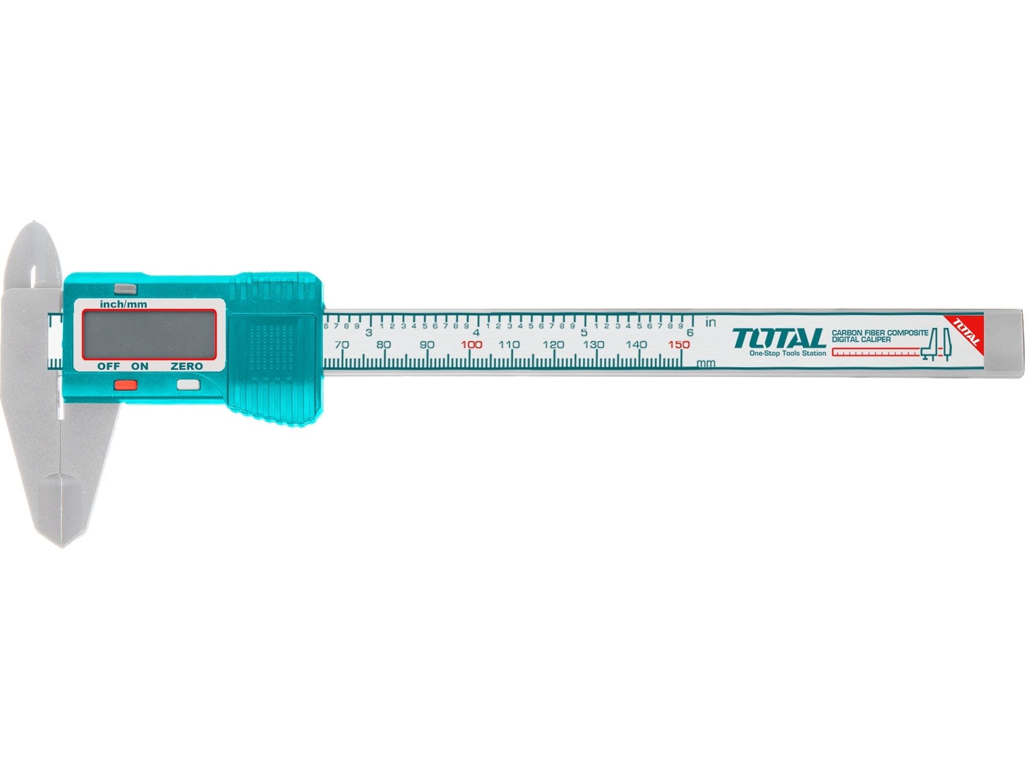 Fotografie Měřítko posuvné digitální, 150mm TOTAL-TOOLS