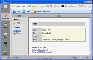 TouchScan v češtině na CD - ELM 327 - DIAG SIXTOL