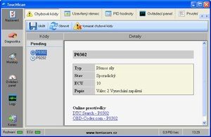 TouchScan v češtině na CD - ELM 327 - DIAG SIXTOL