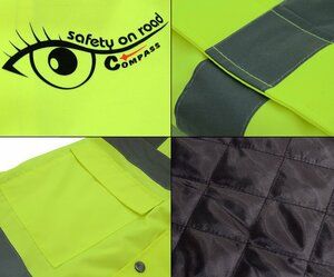 Bunda s kapucí reflexní SAFETY XL COMPASS