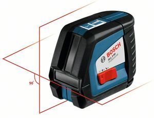 Čárový laser Bosch GLL 2-50 + staveb. stativ BT 150 Professional, 0601063105