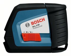 Čárový laser Bosch GLL 2-50 + staveb. stativ BT 150 Professional, 0601063105