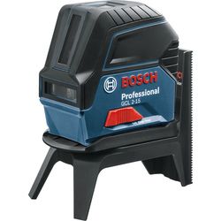 Čárový laser Bosch GCL 2-15 + RM 1 Professional + stavební stativ BT 150 Prof., 06159940FV