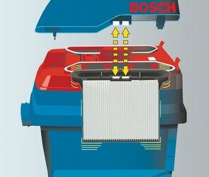 Vysavač na suché a mokré vysávání Bosch GAS 25 L SFC Professional, 0601979103