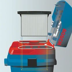 Vysavač na suché a mokré vysávání Bosch GAS 25 L SFC Professional, 0601979103