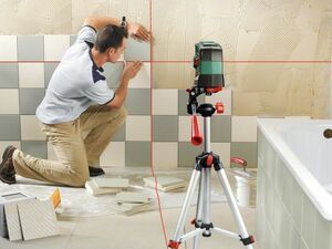 Samonivelační křížový laser Bosch PCL 20 Set, stativ, 0603008221