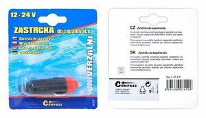 Zástrčka do zapalovače 12/24V COMPASS