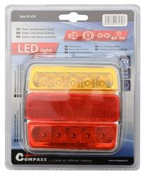 Svítilna sdružená LED 1ks E homologace COMPASS