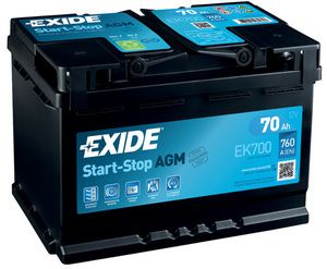 Baterie Exide 12V 70Ah EK700, EXIDE