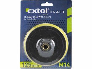 Nosič brusných výseků - M14, suchý zip, 115mm EXTOL-CRAFT