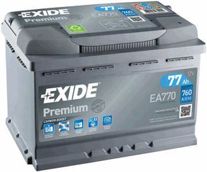 Baterie Exide 12V 77Ah EA770, EXIDE
