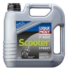 Motocyklový olej Liqui Moly Motorbike 2T Basic Scooter 4L