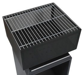 Ohniště CUBE s mřížkou 74cm CATTARA