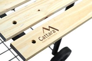 Gril na dřevěné uhlí SMOKIE s udírnou CATTARA