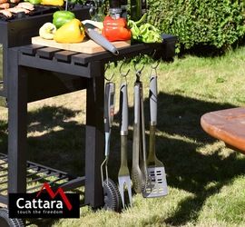 Grilovací mašlovačka SHARK 45 cm CATTARA