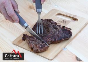 Grilovací steakový příbor SHARK 24 cm CATTARA