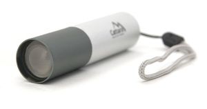 Svítilna kapesní LED 120lm ZOOM nabíjecí SILVER CATTARA