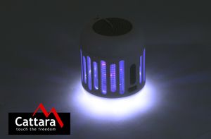 Svítilna MUSIC CAGE Bluetooth nabíjecí + UV lapač hmyzu CATTARA