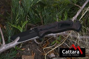 Nůž zavírací BLACK BLADE s pojistkou 21,7cm CATTARA
