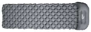 Karimatka nafukovací CRYSTAL 195x58x5cm šedá CATTARA